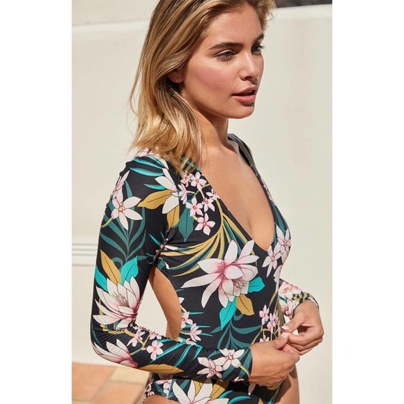 NWOT Billabong• After Sunset One Piece Surf Suit Swimsuit - Picture 10 of 14